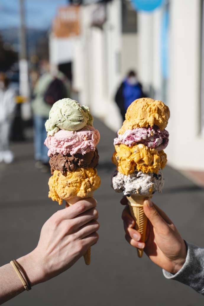 Happiness in a Cone